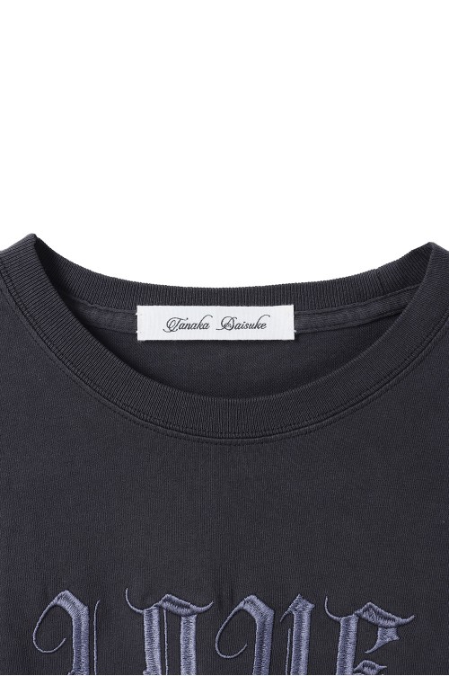 トップス tanakadaisuke fringe LOVE pigmentT-shirt タナカダイスケ|fringe LOVE pigment T-shirt Black – tanakadaisuke