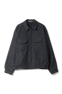 PLEATED-POCKET RICKY JACKET / GRAPHITE (252OJ-JK02)