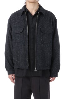PLEATED-POCKET RICKY JACKET / GRAPHITE (252OJ-JK02)
