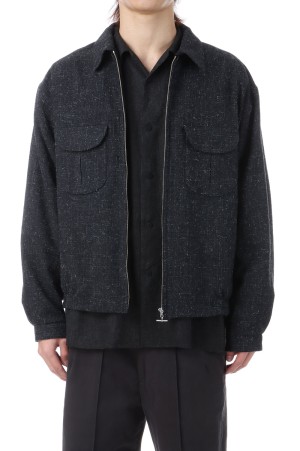 PLEATED-POCKET RICKY JACKET / GRAPHITE (252OJ-JK02)