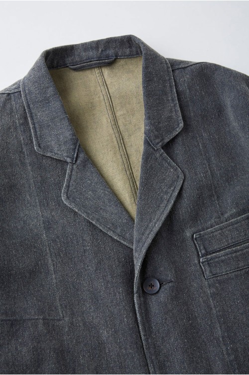 NOTCHED-RAPEL GEORGES JACKET / GRAPHITE (252OJ-JK15) | セレクト