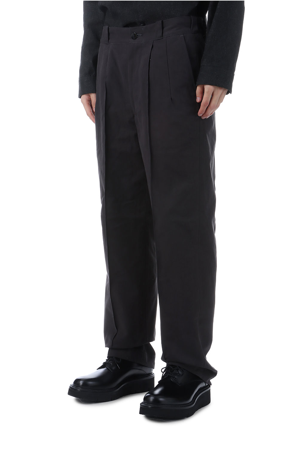 FRONT TUCK ARMY TROUSER / BLACK (252OJ-PT07) | セレクトショップ