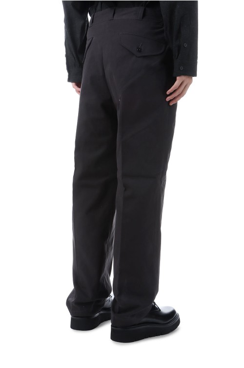 FRONT TUCK ARMY TROUSER / BLACK (252OJ-PT07) | セレクトショップ