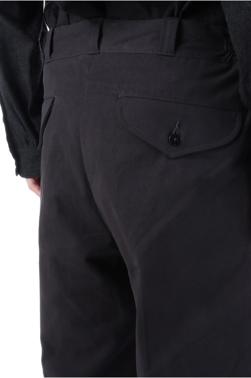 FRONT TUCK ARMY TROUSER / BLACK (252OJ-PT07) | セレクトショップ