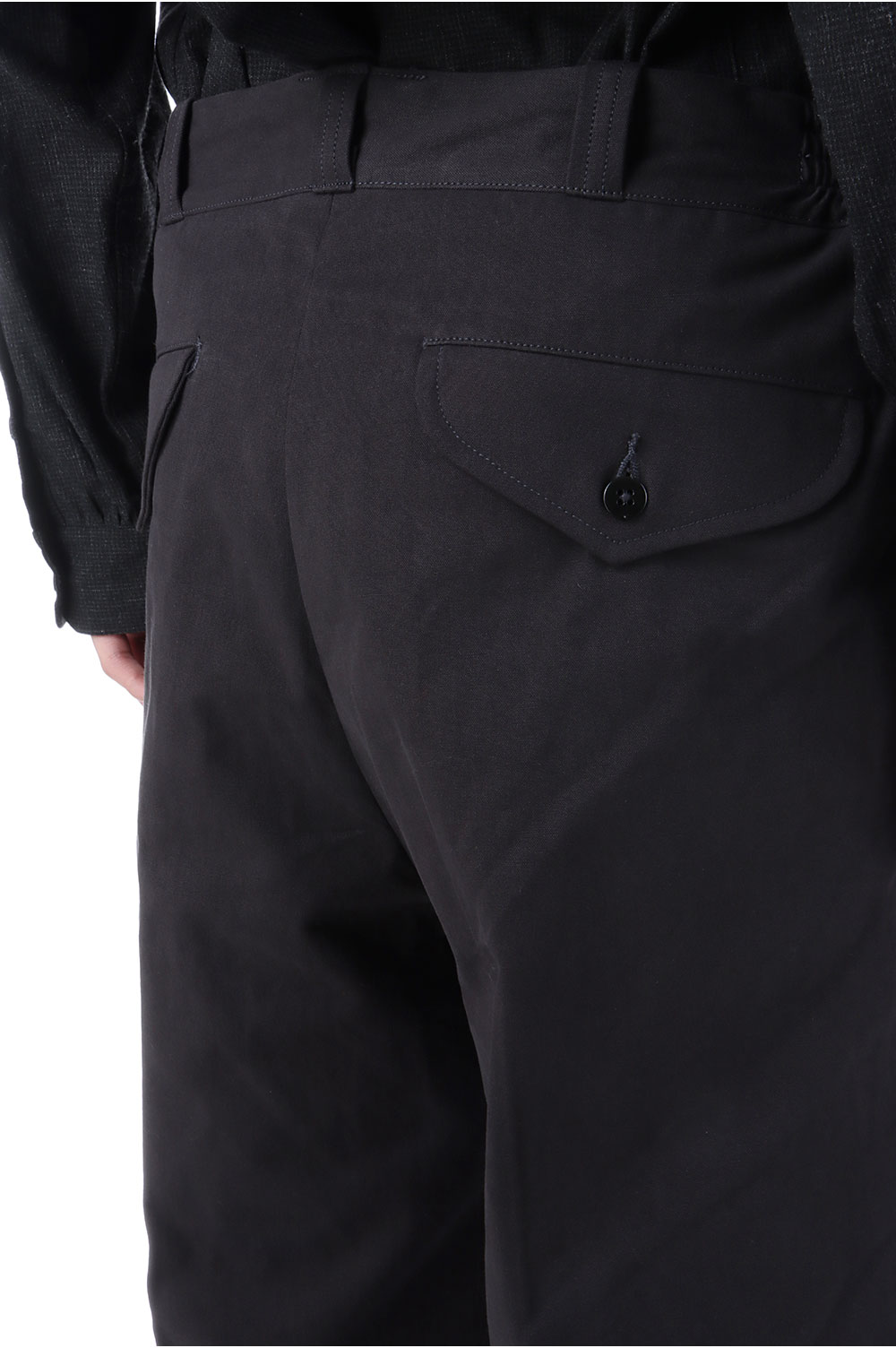 FRONT TUCK ARMY TROUSER / BLACK (252OJ-PT07) | セレクトショップ