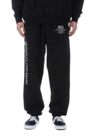 H&S Sweat Pant(25aw) - BLACK (HP-100825)