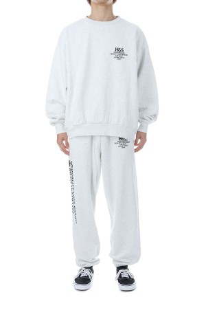 H&S Sweat Pant(25aw) - L.GRAY (HP-100825)