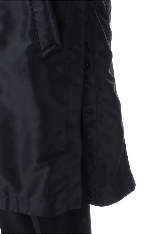 Nylon Twill Coat - BLACK 001 (25-03887M) | セレクトショップ