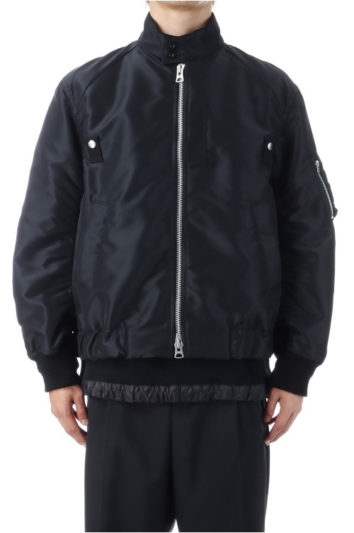 Nylon Twill Blouson - BLACK 001 (25-03888M) | セレクトショップ