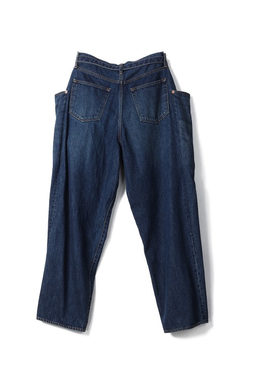 【ネイビー（40）】DENIM PANT Puch Denim Pant in Worn Wash Indigo – Studio Nicholson