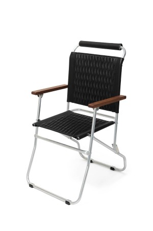 BD ROVER CHAIR II - SILVER FRAME x BLACK SEAT (BAA-2306)