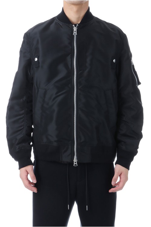 Nylon Twill Blouson - BLACK 001 (SCM-301) | セレクトショップ
