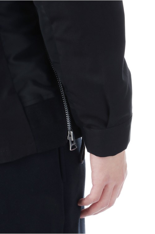Cotton Nylon Oxford Jacket - BLACK 001 (SCM-315) | セレクト