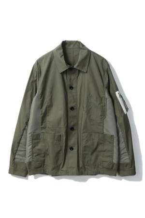 定価24万円　LOOK掲載商品　sacai スエード　サイドジップ　ジャケット 定価24 LOOK掲載商品 sacai スエード サイドジップ ジャケット