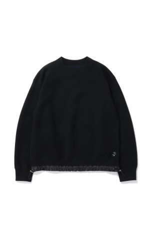 s Sponge Sweat Pullover - BLACK 001 (SCM-327) | セレクトショップ