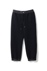 Double-Faced Silk Cotton Pants - BLACK 001 (25-08096) | セレクト