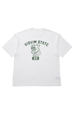 JUMBO TEE S/S 89 DMGD - WHITE (0126105010018) | セレクトショップ