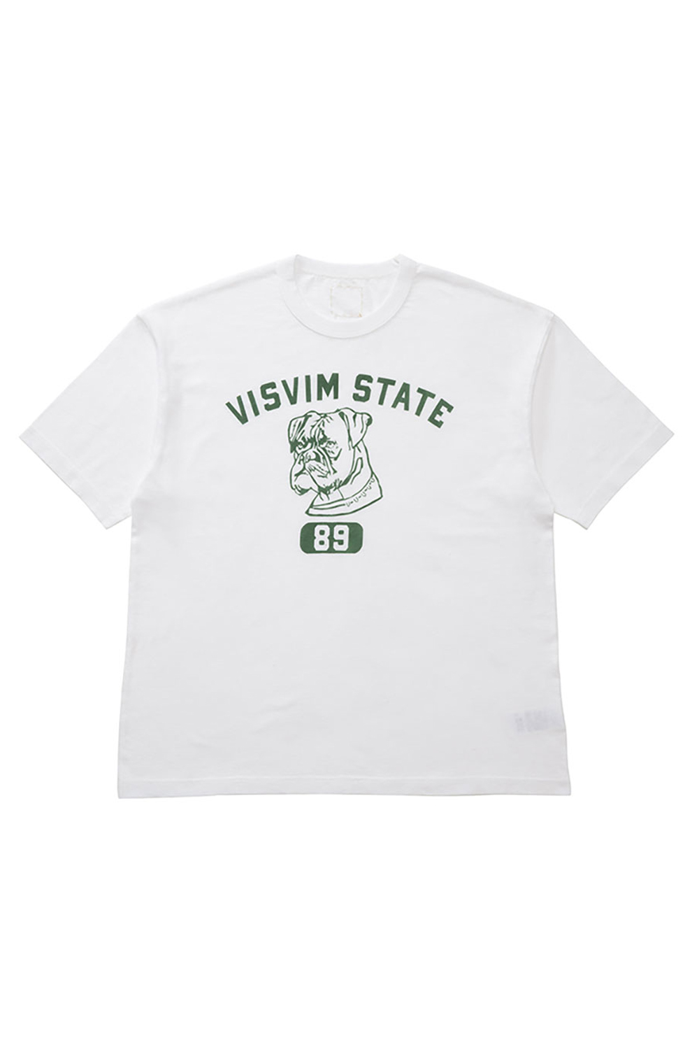 トップス visvim 0125405010001 JUMBO TEE S/S DMGD JUMBO TEE S/S 89 DMGD - WHITE (0126105010018) | セレクトショップ