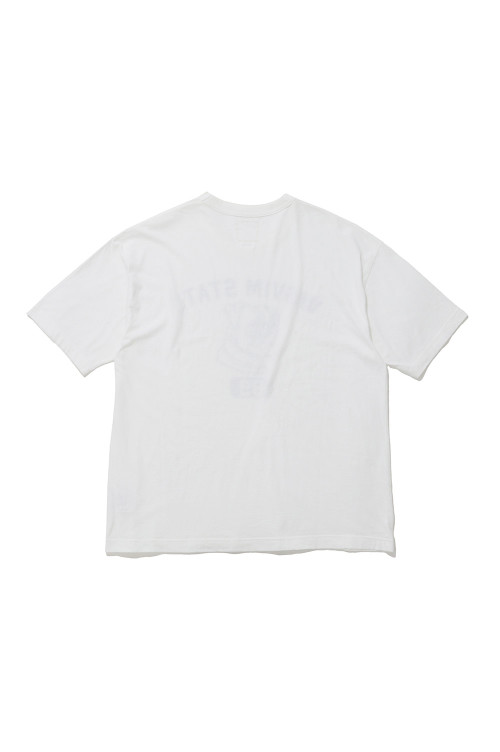 JUMBO TEE S/S 89 DMGD - WHITE (0126105010018) | セレクトショップ