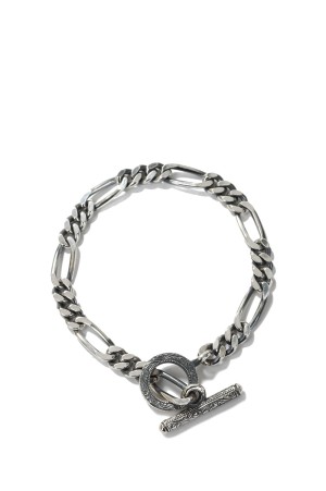 Figaro Wide Chain Bracelet/Silver(RX-616) | セレクトショップ