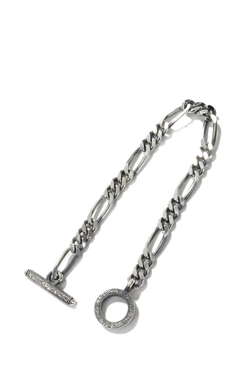 Figaro Wide Chain Bracelet/Silver(RX-616) | セレクトショップ