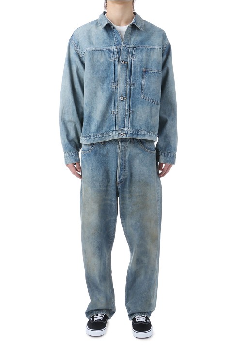 No.37 Washed Wide Denim Pants - INDIGO (26SAP-04-21) | セレクト
