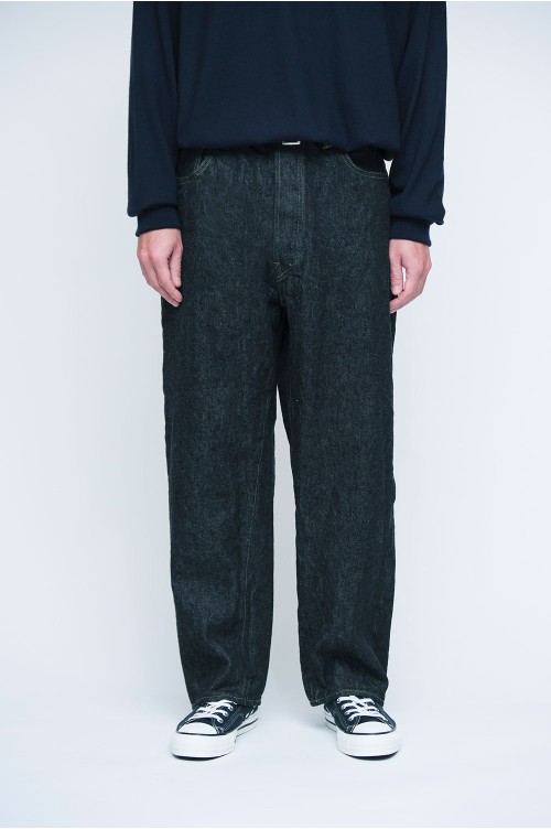 Washed Denim Wide Pants - ONE WASH (AP-4001) | セレクトショップ