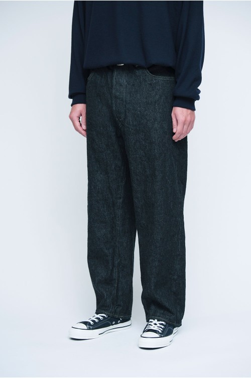 Washed Denim Wide Pants - ONE WASH (AP-4001) | セレクトショップ