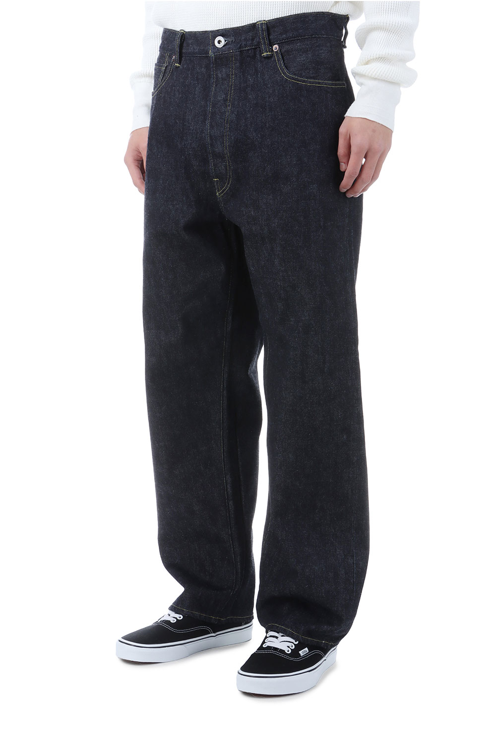Washed Denim Wide Pants - ONE WASH (AP-4001) | セレクトショップ
