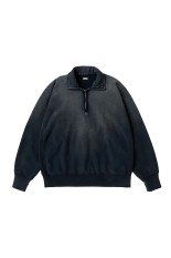 Vintage Half Zip Sweatshirt - BLUE (26SAP-05-12)