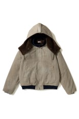 Vintage Silk Cotton Test Pilot Model Jacket - BLUE (26SAP-01-25