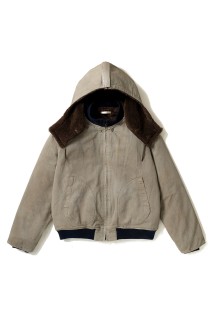 Vintage WW2 US Navy Deck Hooded Jacket - BEIGE (26SAP-01-54)