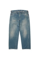 No.22 Washed Wide Denim Pants - INDIGO (26SAP-04-29)
