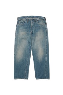 No.22 Washed Wide Denim Pants - INDIGO (26SAP-04-29)