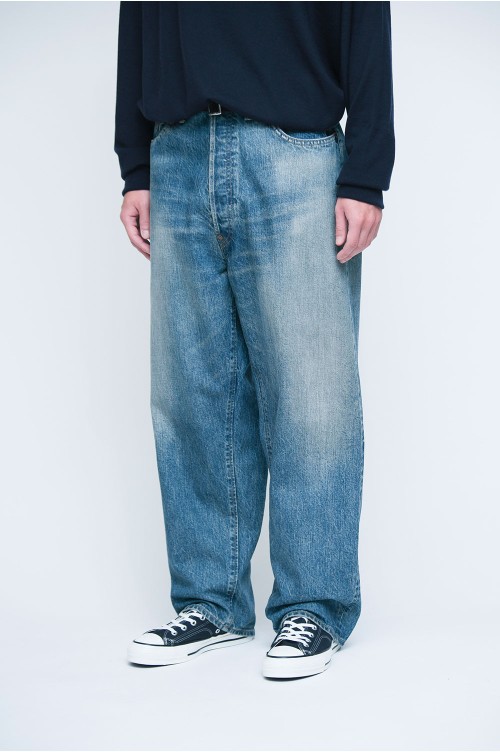 No.22 Washed Wide Denim Pants - INDIGO (26SAP-04-29) | セレクト