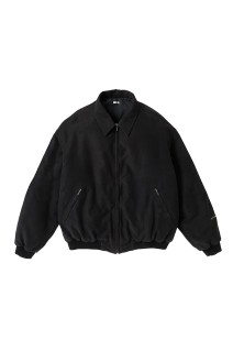 Vintage Cotton Silk Moleskin Jacket - BLACK (26SAP-01-16)