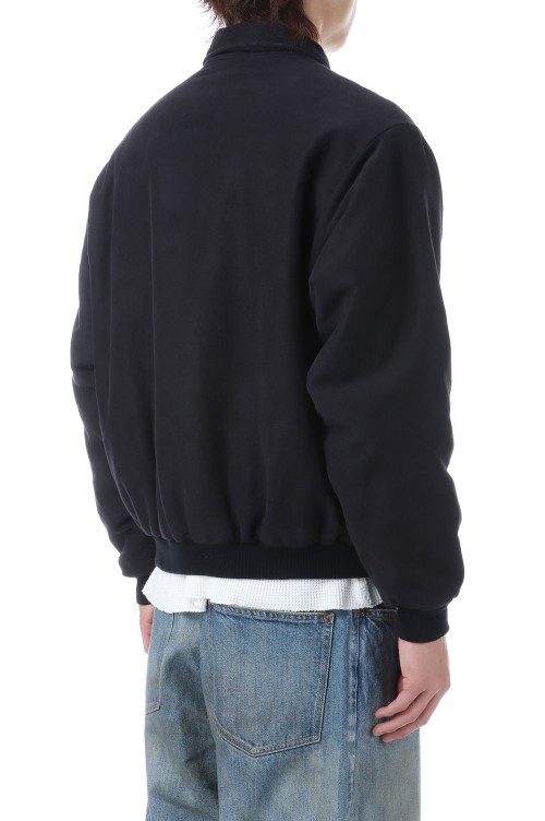 Vintage Cotton Silk Moleskin Jacket - BLACK (26SAP-01-16