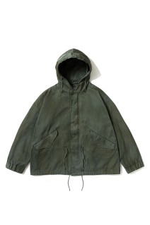 Vintage Silk Hoodie Jacket - SAGE (26SAP-01-24)