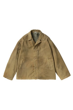 Vintage US NAVY N-4 Deck Jacket - BEIGE (26SAP-01-51)