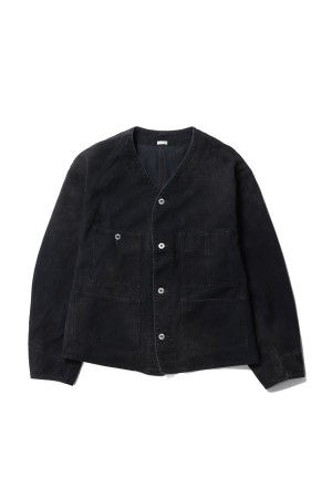 Vintage Black Denim Engineer Jacket - BLACK (26SAP-01-45)