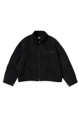 Vintage Silk Cotton Detroit Jacket - BLACK (26SAP-01-18)