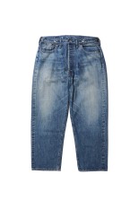 No.22 Washed Wide Denim Pants - INDIGO (AP-4003)