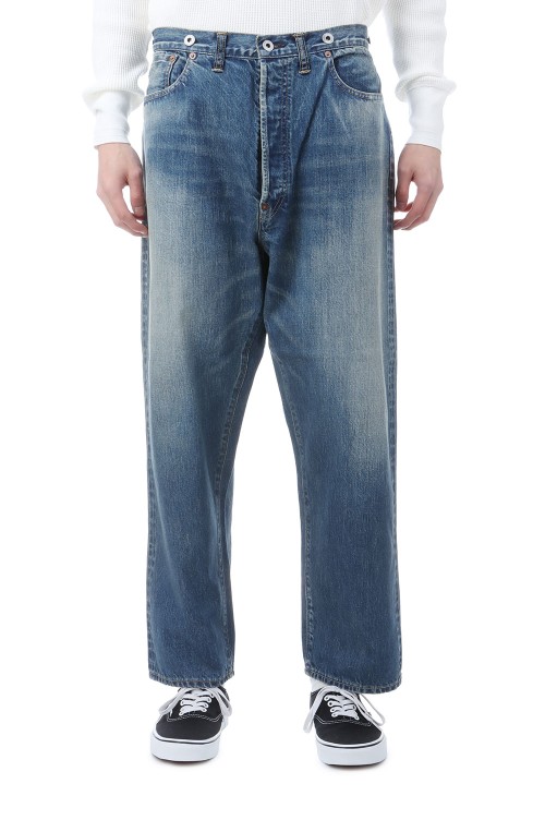 No.22 Washed Wide Denim Pants - INDIGO (AP-4003) | セレクト