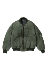 Vintage Silk Light B-15C Flight Jacket - SAGE (26SAP-01-22)