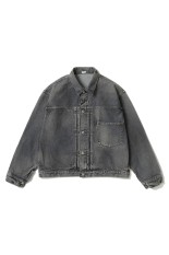 Vintage Gray Denim Jacket - GRAY (26SAP-01-44)