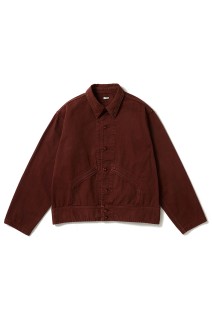 Vintage Medical Jacket - BURGUNDY (26SAP-01-53)