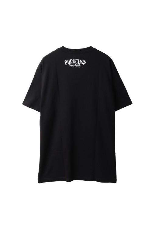 PORK FRONT TEE 25 / BLACK | セレクトショップ｜DeepInsideinc