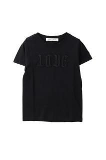 LOVE glitter T-shirt / BLACK(TD-23AW-PO58)