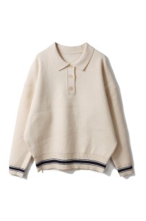 Polo Knit - IVORY (153WNT255028)