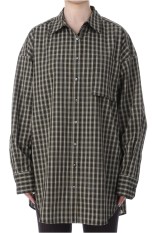 Oversized Shirt With Babushka - BLACK (21252315206)